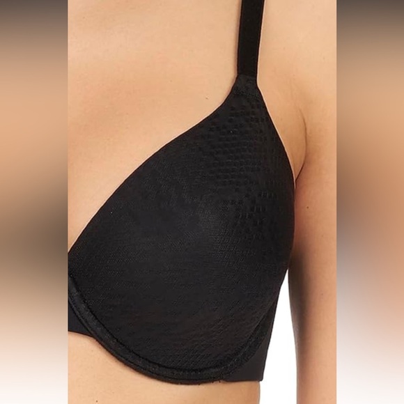 Natori Seamless Sans Coutures Bra in Black - Picture 2 of 6